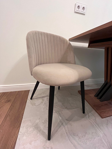 Стул на металлокаркасе Gabi gray / black фото покупателя 490