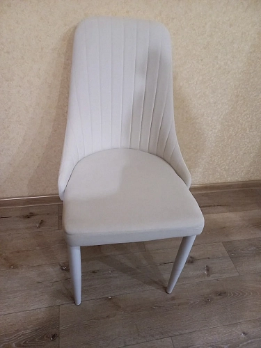 Стул на металлокаркасе Kora dark pink / white фото покупателя 10