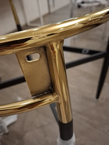 Кресло Lord gray / black / gold фото покупателя 2