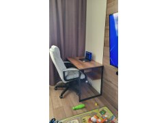 Письменный стол Клер Лофт черный матовый / бетон фото покупателя 2