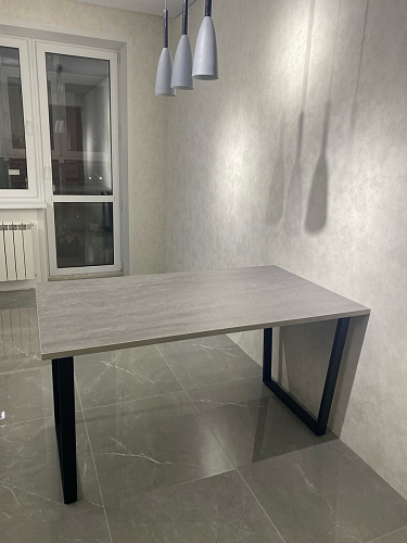 Стол раскладной Лота Лофт 120 25 мм юта / черный матовый фото покупателя 66