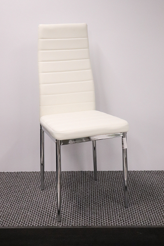 Стул на металлокаркасе DC2-001 искусственная кожа черный / черный из шоурума 1