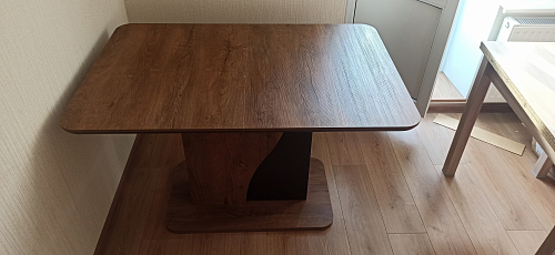 Стол на тумбе Sirius 120 бетон / белый фото покупателя 2