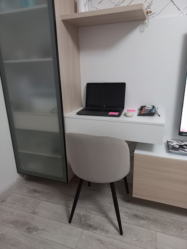 Стул на металлокаркасе Gabi gray / black фото покупателя 499