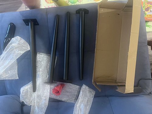 Стул на металлокаркасе Gabi 1 light purple / black фото покупателя 610