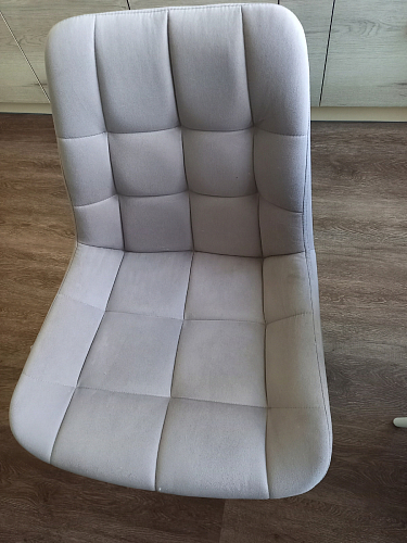 Стул на металлокаркасе Челси бежевый / белый каркас фото покупателя 165