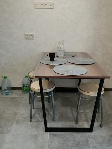 Деревянный стол Лота Лофт 120х75 белый матовый / дуб крафт золотой фото покупателя 860