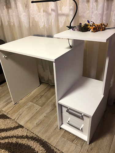 Компьютерный стол Джаз-24 правый дуб сонома фото покупателя 76