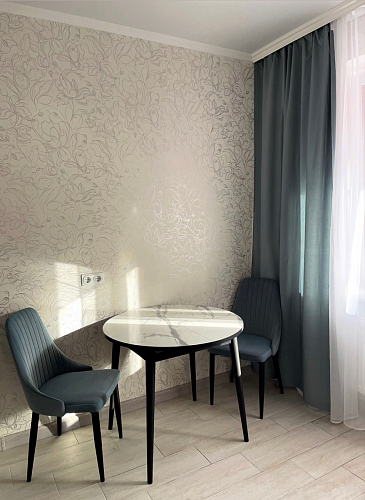 Стул на металлокаркасе Kora green / black фото покупателя 46