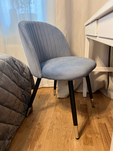 Стул на металлокаркасе Gabi gray / black фото покупателя 220