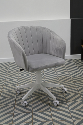 Компьютерное кресло Тибо светло-коричневый / белый из шоурума 2