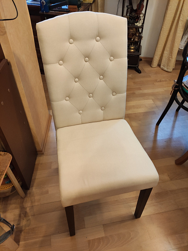 Стул Menson dark walnut / fabric cream фото покупателя 5