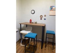 Барная стойка Дилан Лофт 120х40х90 бетон светлый фото покупателя 156