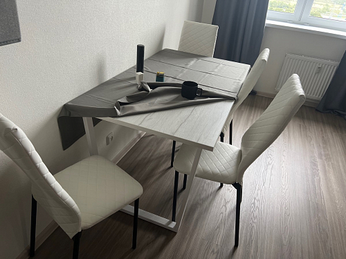 Стол раскладной Лота Лофт 120 25 мм юта / черный матовый фото покупателя 201