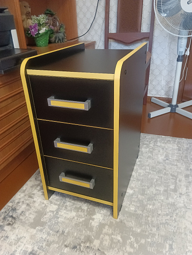 Тумба Ханна черная / красная  - Уцененный экземпляр фото покупателя 54