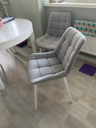 Стул на металлокаркасе Челси К крутящийся бирюзовый / черный фото покупателя 1