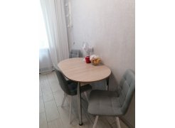 Стул на металлокаркасе Чилли синяя ткань / белый фото покупателя 311