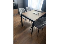 Стол Центавр дуб галифакс / черный матовый фото покупателя 37