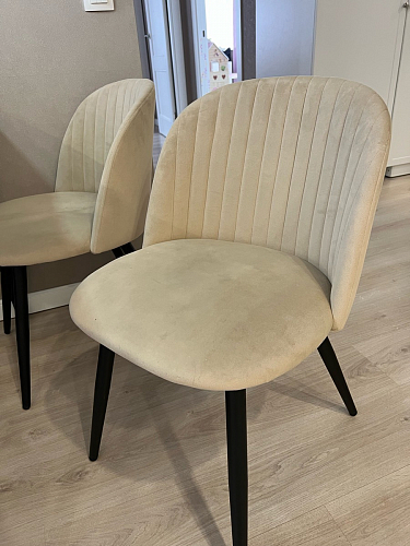 Стул на металлокаркасе Gabi gray / black фото покупателя 166