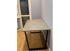 Стол Лота Лофт 140 25 мм юта / белый матовый фото покупателя 644