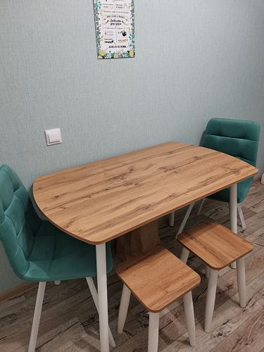 Стул на металлокаркасе Чилли бежевый / белый каркас фото покупателя 1194