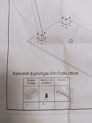 Стол Тринити Лофт 120 25 мм черный матовый / дуб делано темный фото покупателя 235