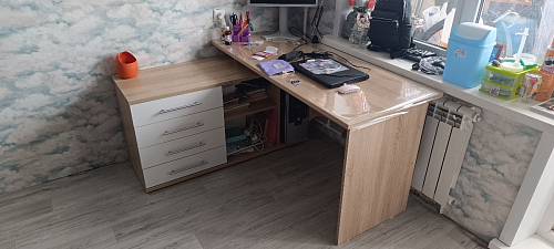 Компьютерный стол КСТ-109П правый венге фото покупателя 29