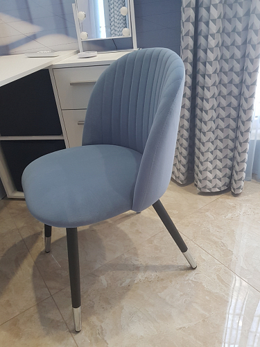 Стул на металлокаркасе Gabi green / black / silver фото покупателя 195