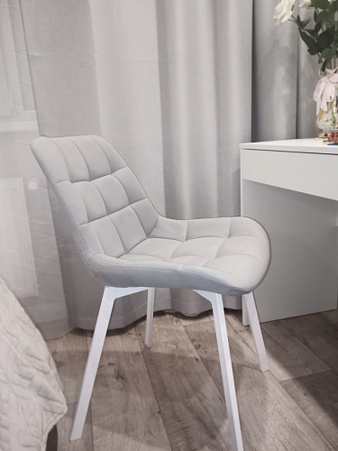 Стул на металлокаркасе Челси К бирюзовый / черный фото покупателя 193