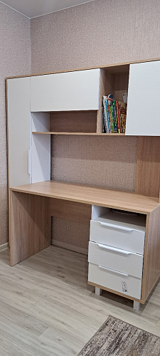 Компьютерный стол Комфорт 12.95 N дуб сонома / темно-серый фото покупателя 56