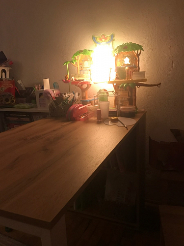 Письменный стол Битти Лофт 116х60х75 дуб вотан / белый матовый фото покупателя 14