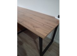 Стол Лота Лофт 140 25 мм черный матовый / бетон фото покупателя 674