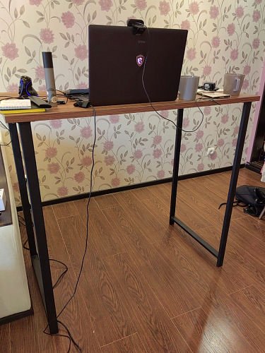 Барная стойка Дилан Лофт 120х40х98 дуб делано темный фото покупателя 207