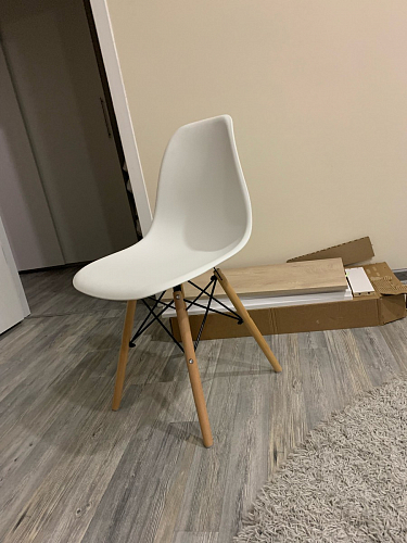 Пластиковый стул Eames PC-015 желтый фото покупателя 101