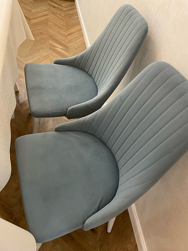 Стул на металлокаркасе Kora gray / black фото покупателя 284