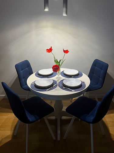 Комплект стульев Чилли 4 шт темно-серый / черный фото покупателя 615