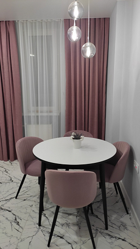 Стул на металлокаркасе Gabi 1 light purple / black фото покупателя 448