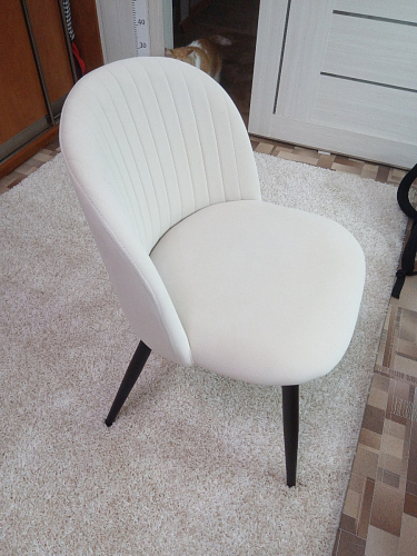 Стул на металлокаркасе Gabi 1 light purple / black фото покупателя 142