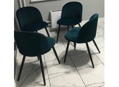 Стул на металлокаркасе Gabi green / black фото покупателя 797