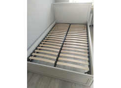 Двуспальная кровать Tiffany 160x200 с ПМ вудлайн кремовый фото покупателя 1