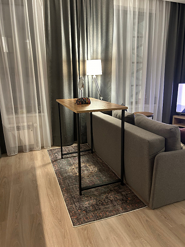 Барная стойка Дилан Лофт 120х60х110 бетон фото покупателя 89