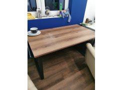 Стол Лота Лофт 140 25 мм юта / белый матовый фото покупателя 338