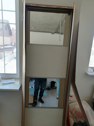 Шкаф-купе Кааппи 2 180х60 морское дерево винтаж фото покупателя 3