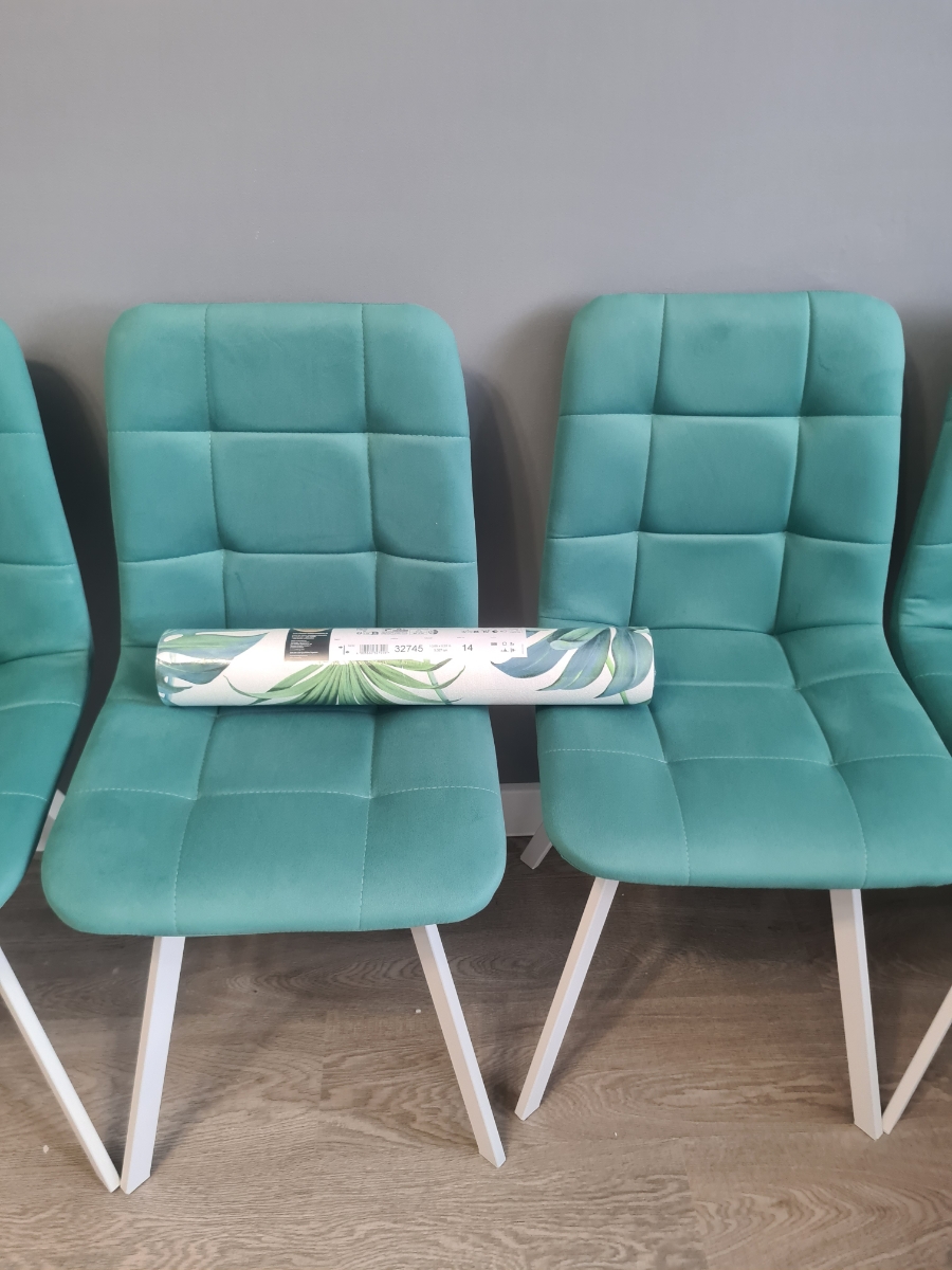 Стул на металлокаркасе Чилли светло-серый / белый каркас фото покупателя 501