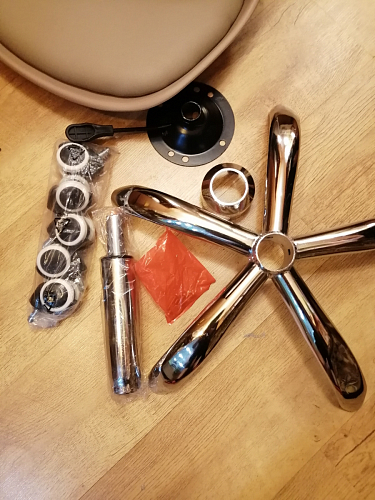 Компьютерное кресло Kolin gray / chrome фото покупателя 117