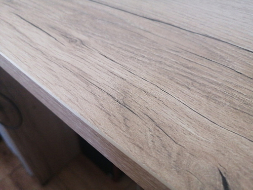 Письменный стол Челси Лофт дуб делано светлый / белый матовый фото покупателя 5