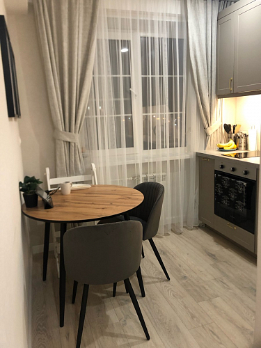 Стул на металлокаркасе Gabi 1 beige / black фото покупателя 230