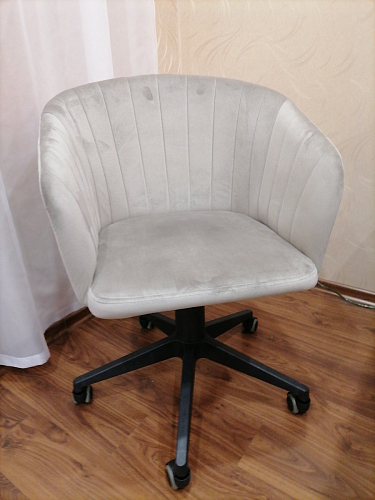 Компьютерное кресло Тибо confetti chocolate / белый фото покупателя 120