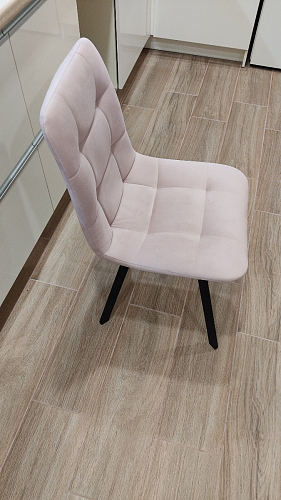 Стул на металлокаркасе Чилли бежевый / белый каркас фото покупателя 1482