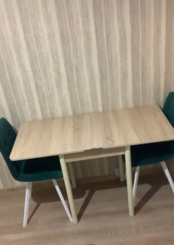 Стул на металлокаркасе Чилли К светло-серый велюр / черный каркас фото покупателя 1081